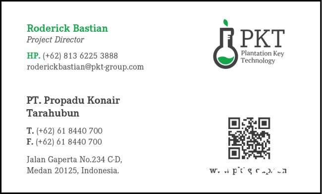 Staff Administrasi PT Propadu Konair Tarahubun (Plantation Key Technology)