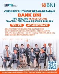 Open Recruitment Besar-Besaran Bank BNI